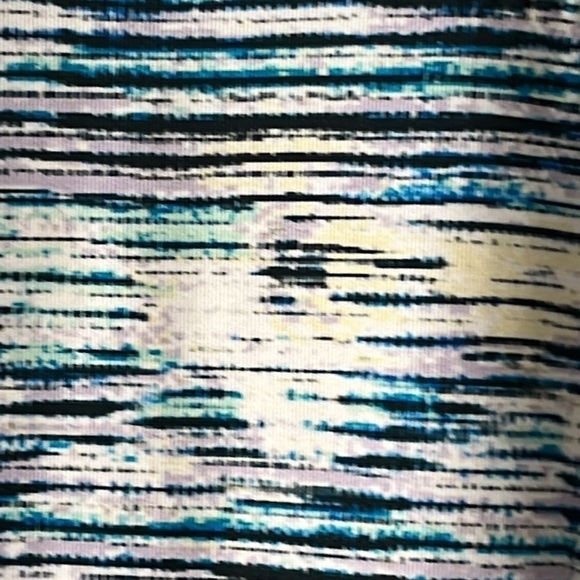 Lululemon Real Quick Tights in Blurry Belle Multi Blue  Women's 4 Ankle Crop 24" - Picture 9 of 15